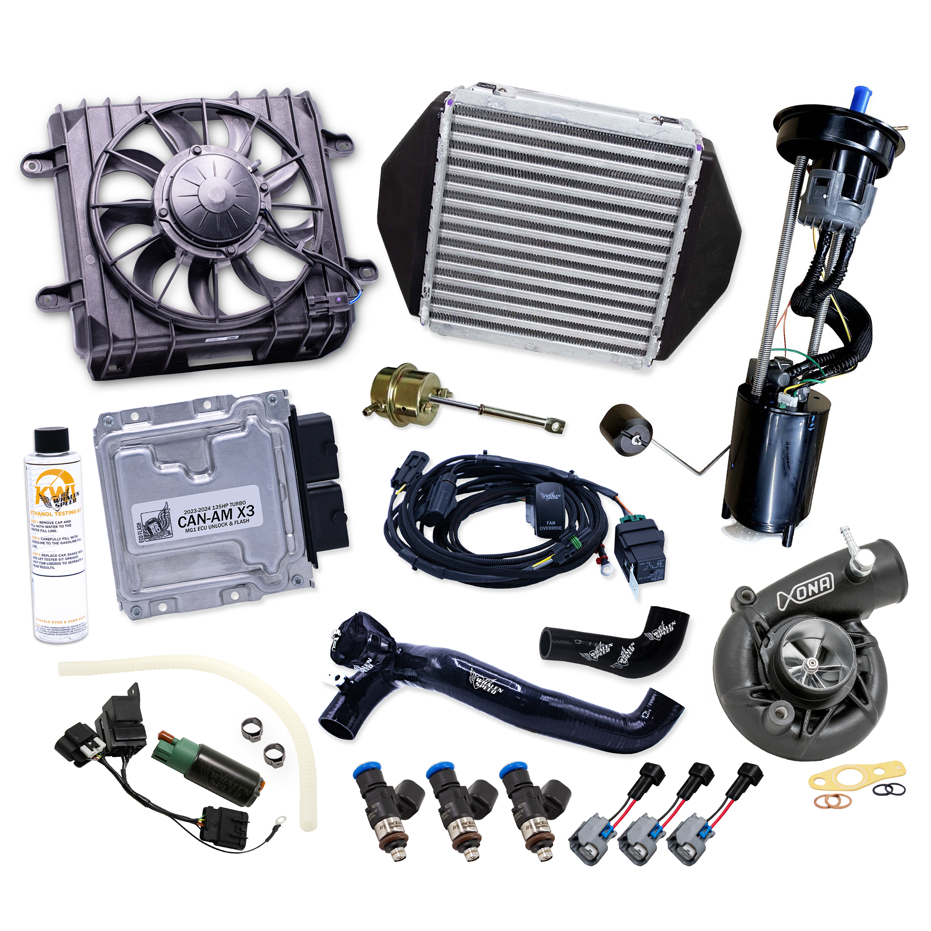 WSRD Green Turbocharger Package & MG1 ECU Unlock | 2023-2026 Can-Am X3 135HP Turbo (250-305HP)