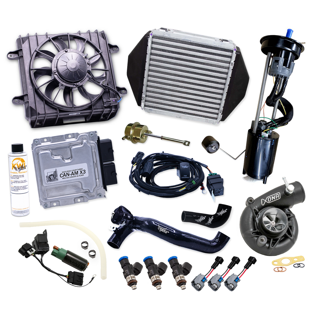 WSRD Green Turbocharger Package & MG1 ECU Unlock | 2023-2026 Can-Am X3 135HP Turbo (250-305HP)