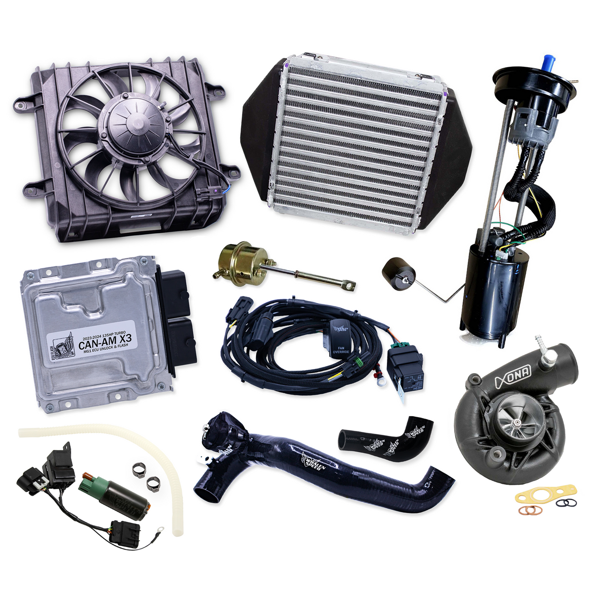 WSRD Green Turbocharger Package & MG1 ECU Unlock | 2023-2026 Can-Am X3 135HP Turbo (250-305HP)