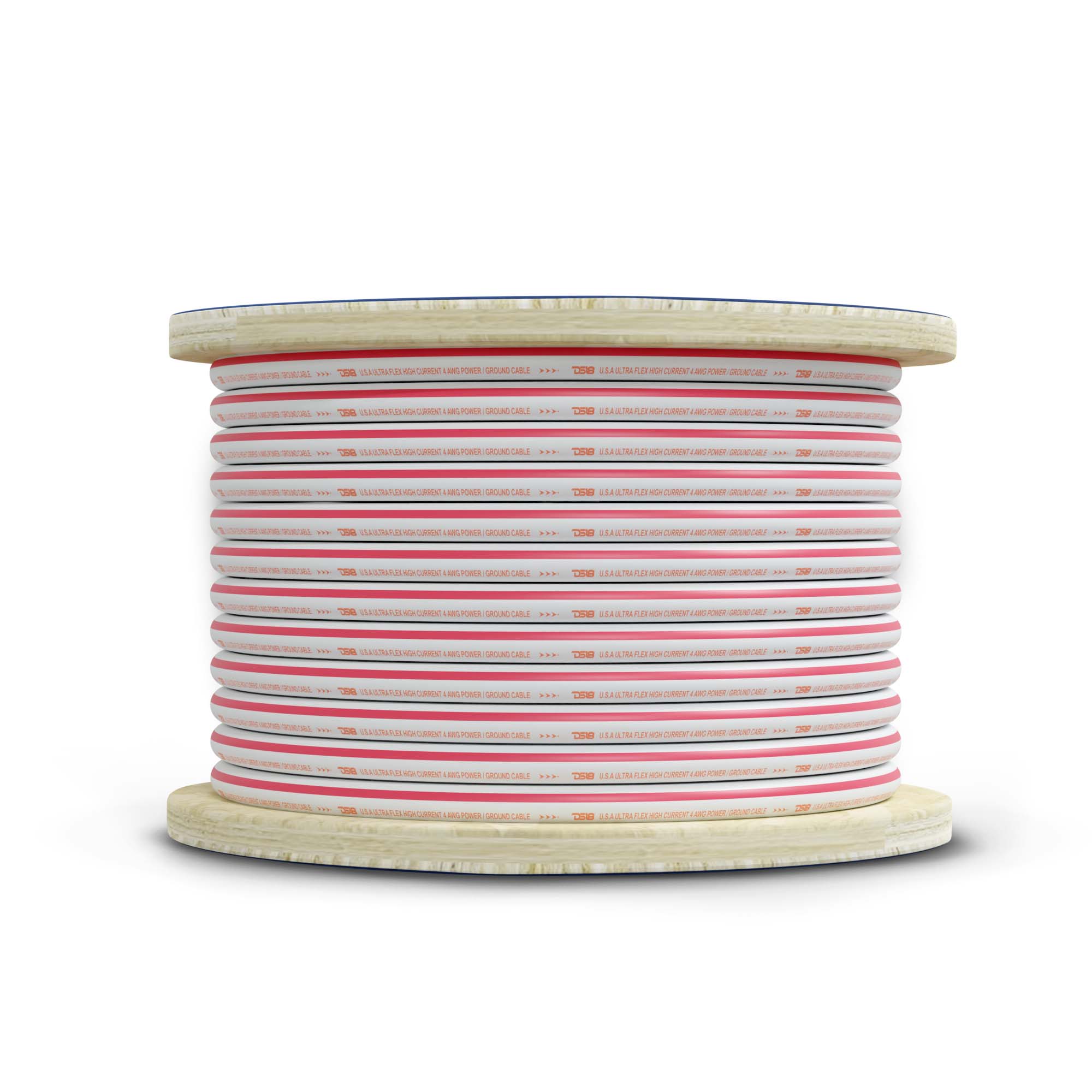 4-GA Marine Grade Tinned 100% Copper OFC Power Wire -50 Feet