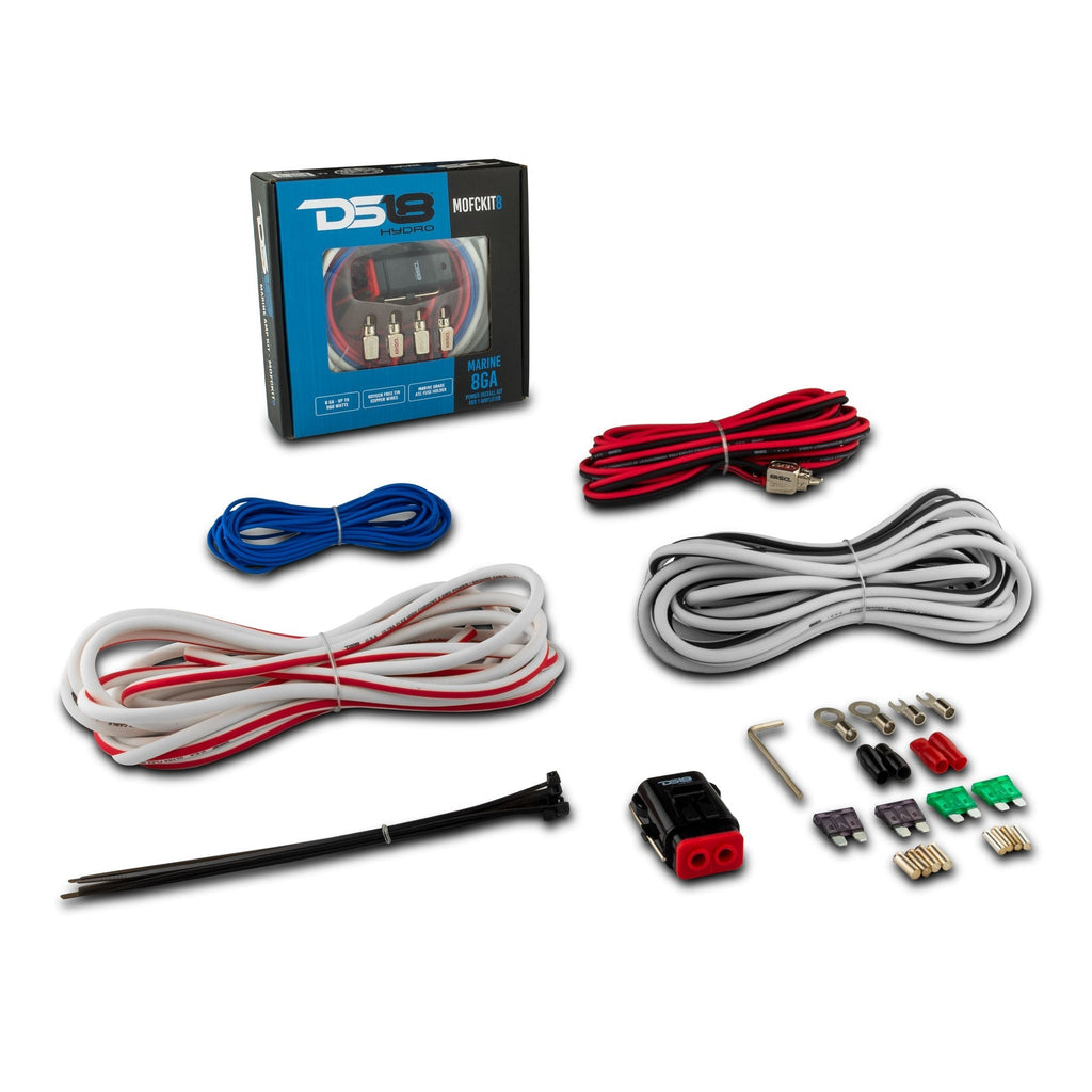 Extreme Sound System for ATVs - Loaded with 2 x 8" Coaxial Marine Speakers with RGB LED Lights