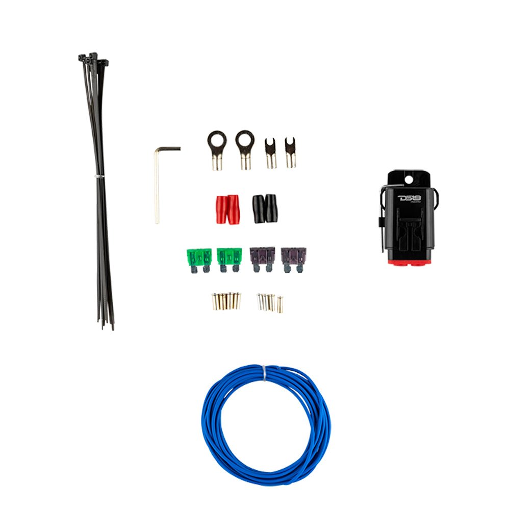 8-GA Marine Tinned OFC Amplifier Installation Kit - WHITE
