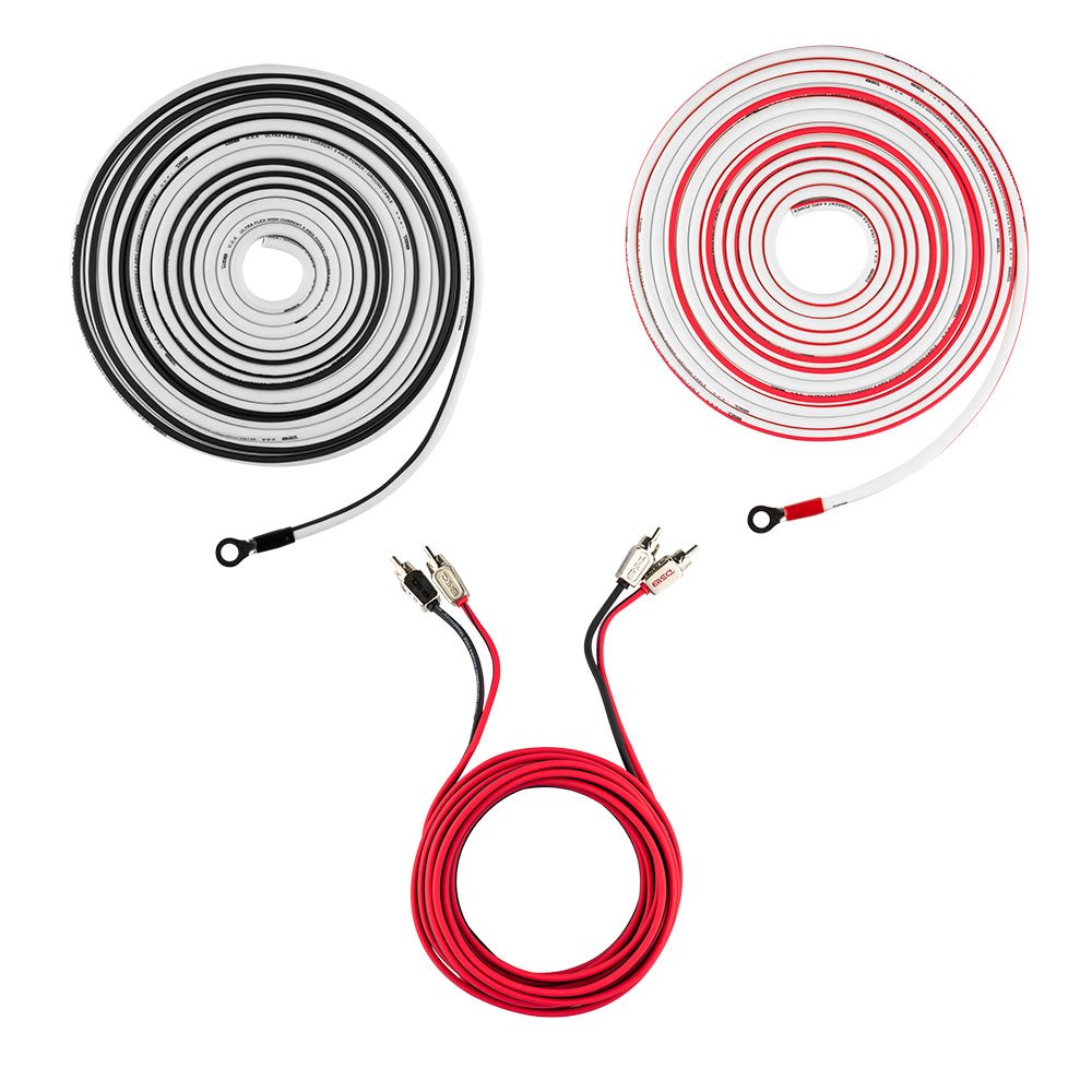 8-GA Marine Tinned OFC Amplifier Installation Kit - WHITE
