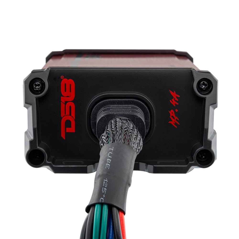 MP 4-Channel Full-Range Class D IP55 Marine and Powersports Amplifier 4 x 40 Watts Rms @ 4-Ohm