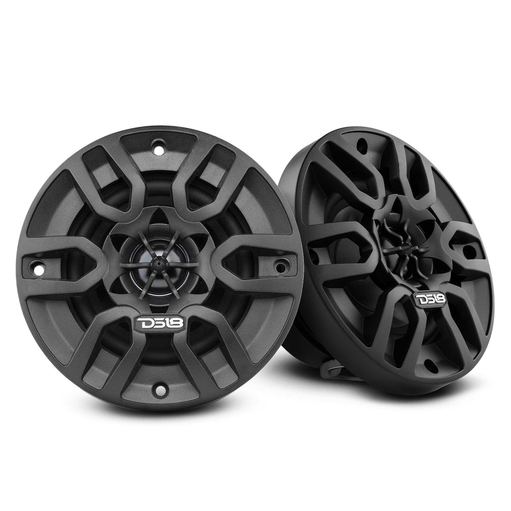 Best Marine Audio Package - 4 X 4" Speakers with Head Unit & 4 Channel Amplifier