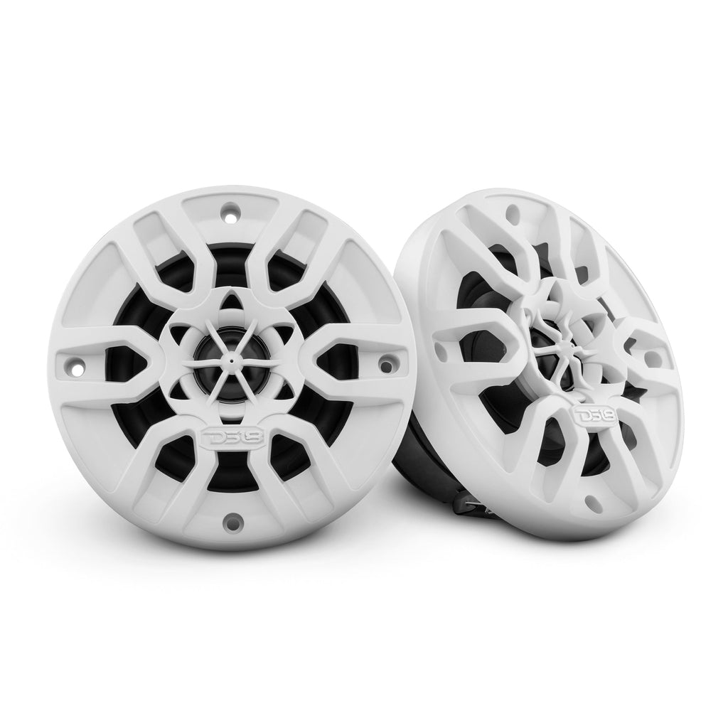 Better Marine Audio Package - 2 X 4" Speakers with Head Unit & 4 Channel Amplifier