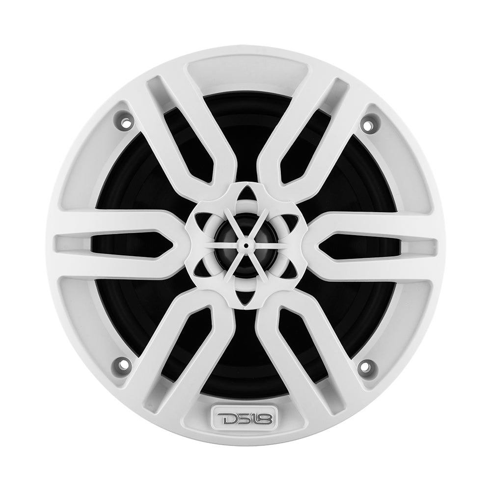 MP 6.5" 2-Way Coaxial Marine Speaker 60 Watts Rms 4-Ohm -White