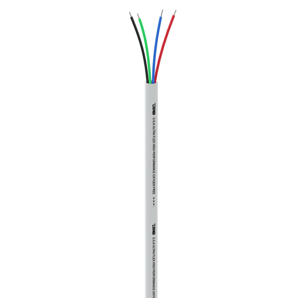 18-GA Marine Tinned 100% Copper OFC LED RGB Wires -100 Feet