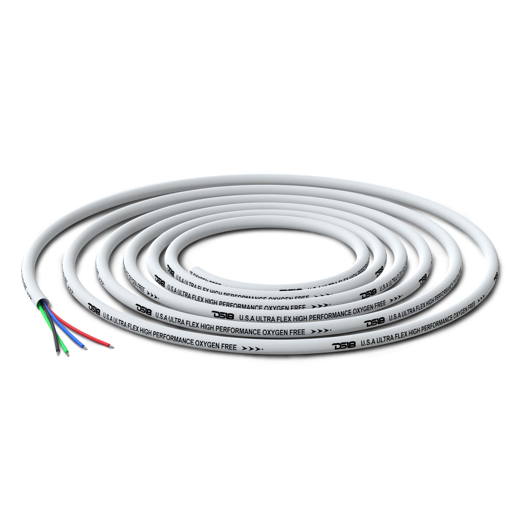 18-GA Marine Tinned 100% Copper OFC LED RGB Wires -100 Feet