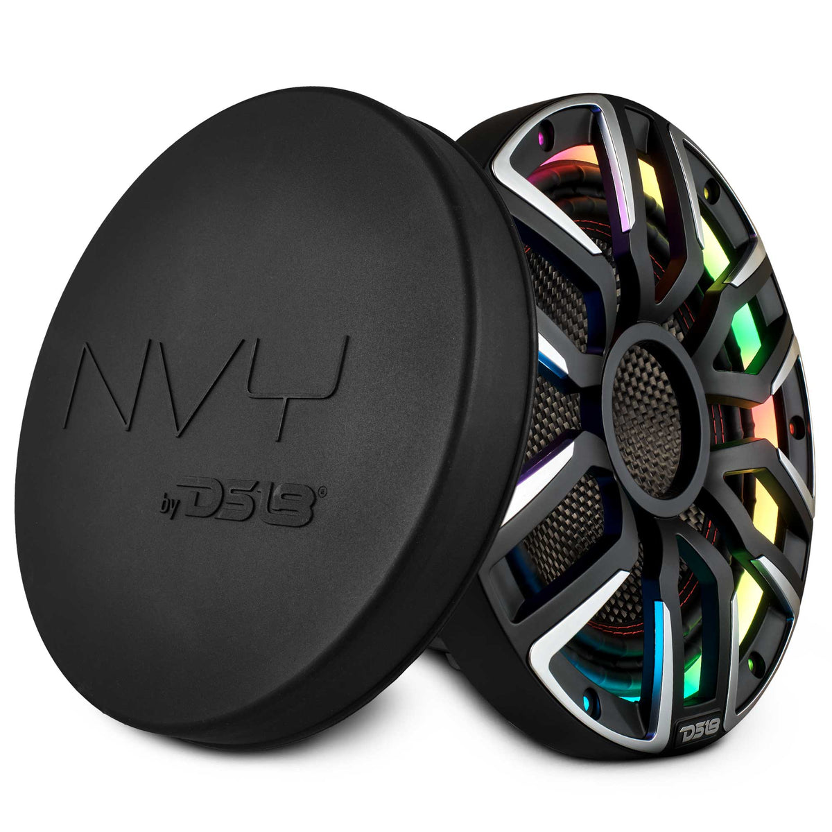 10” Neodymium Marine & Powersports Subwoofer With Carbon Fiber Cone | 600W RMS 4-Ohm