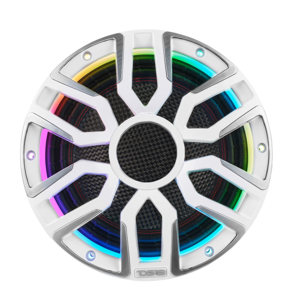 10” Neodymium Marine & Powersports Subwoofer With Carbon Fiber Cone | 600W RMS 4-Ohm