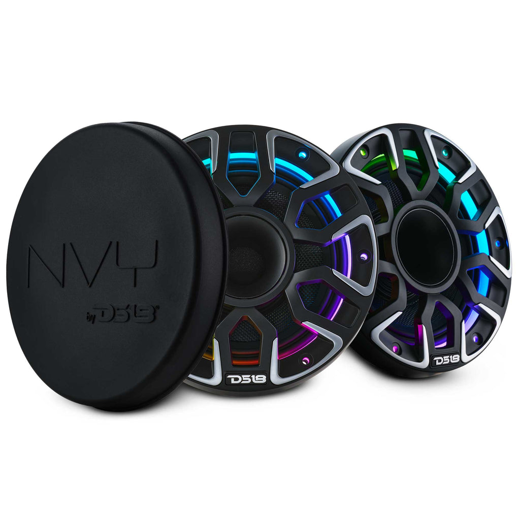 6.5” Marine Grade Hybrid Coaxial Speaker With Neodymium Magnet, Kevlar Cone, and Compression Driver | 200W RMS 4-Ohm