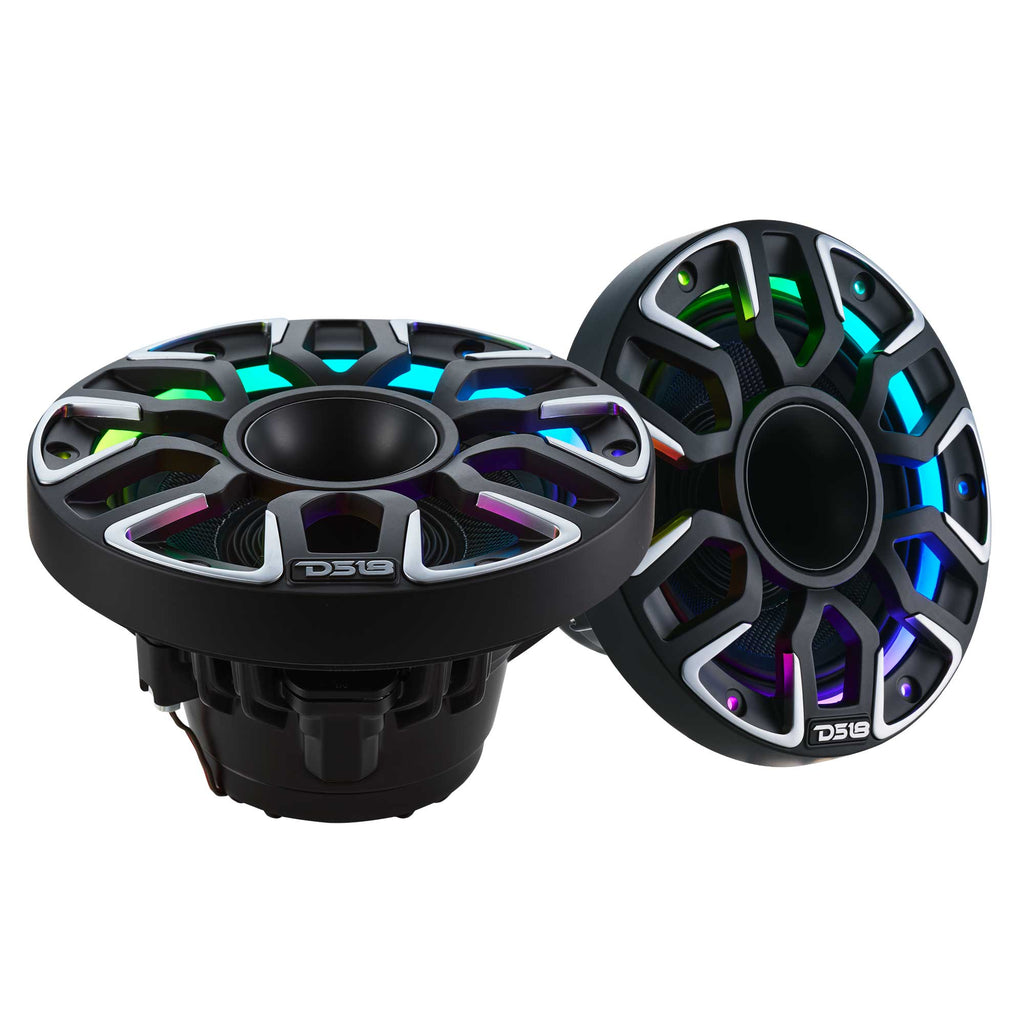 6.5” Marine Grade Hybrid Coaxial Speaker With Neodymium Magnet, Kevlar Cone, and Compression Driver | 200W RMS 4-Ohm