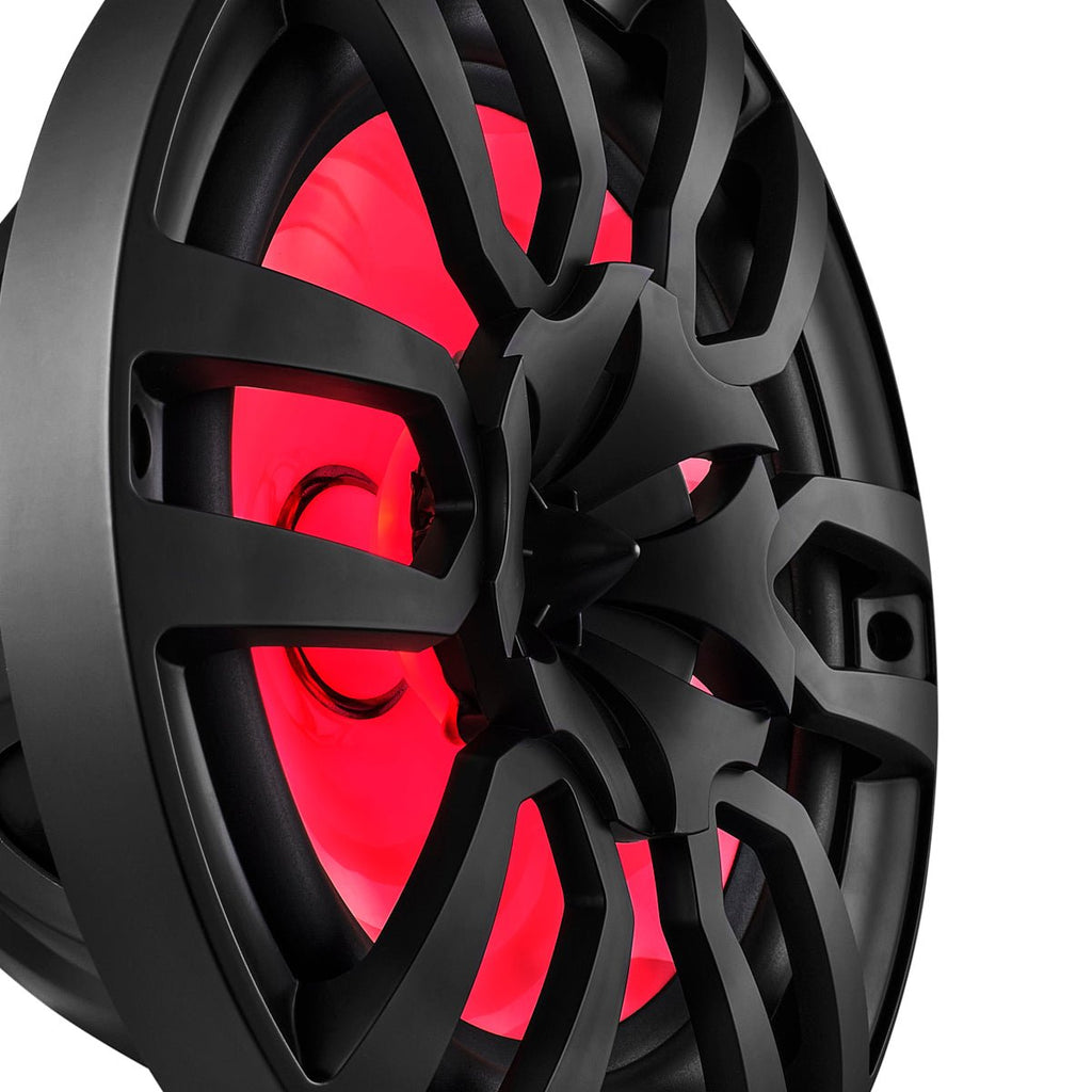 NXL 10" 2-Way Coaxial Marine Speaker with LED RGB Lights | 200W RMS 4-Ohm