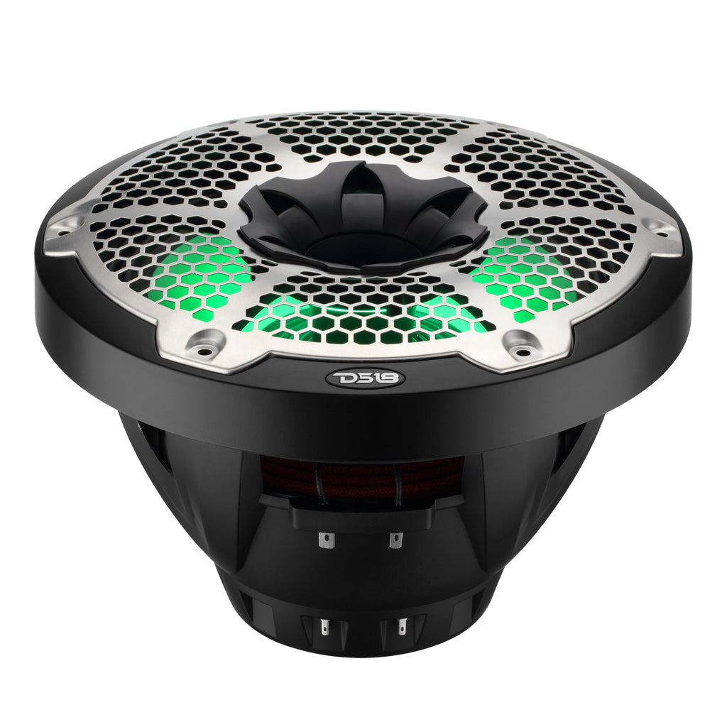 10” Marine 2-Way Hybrid Speaker with RGB LED, Compression Driver and Neodymium Magnet | 450W RMS 4-Ohm