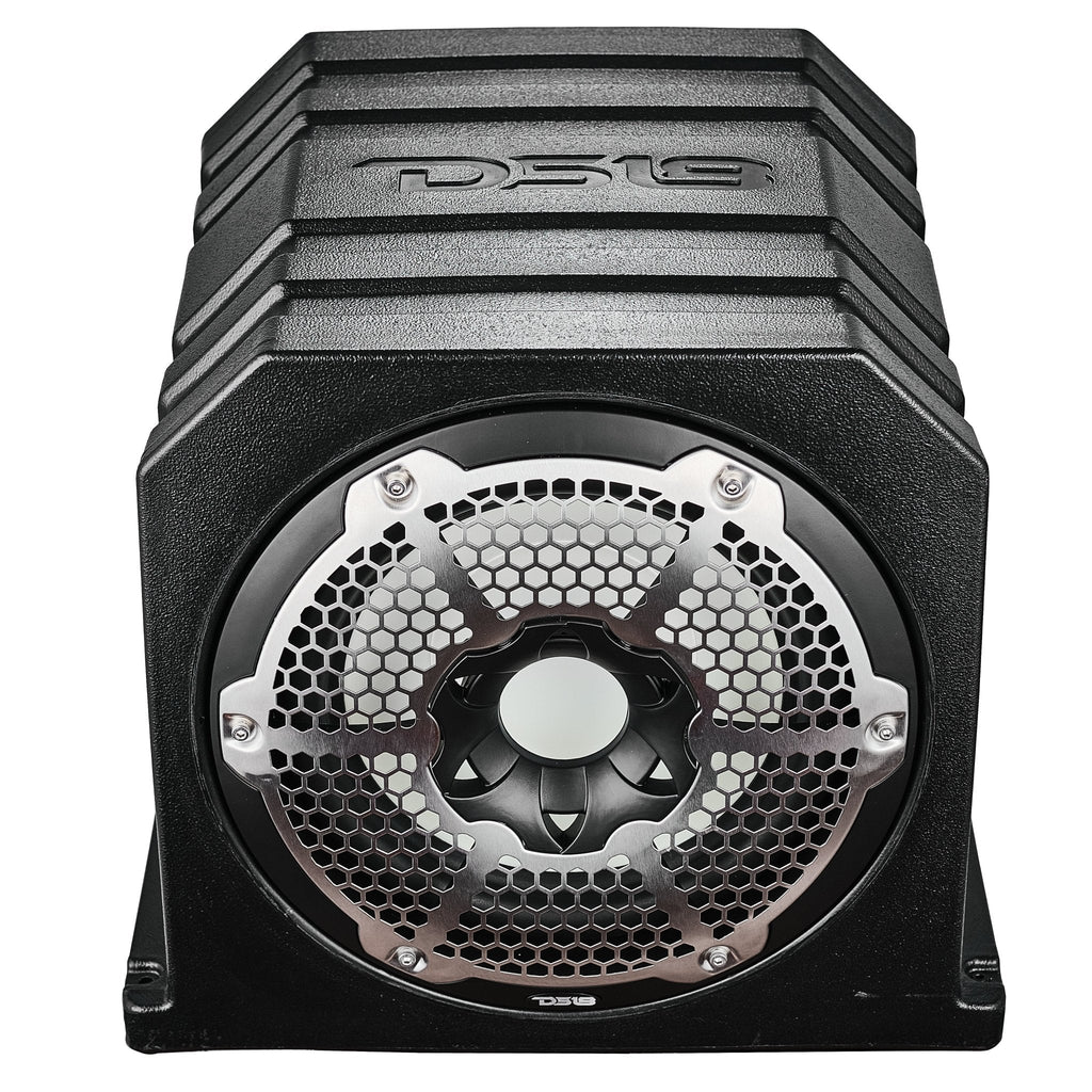 Dual 10" Marine Subwoofer Enclosure with 10" Passive Radiator and LED RGB Lights 350 Watts Rms 4-Ohm (NXL-10SUB Included)