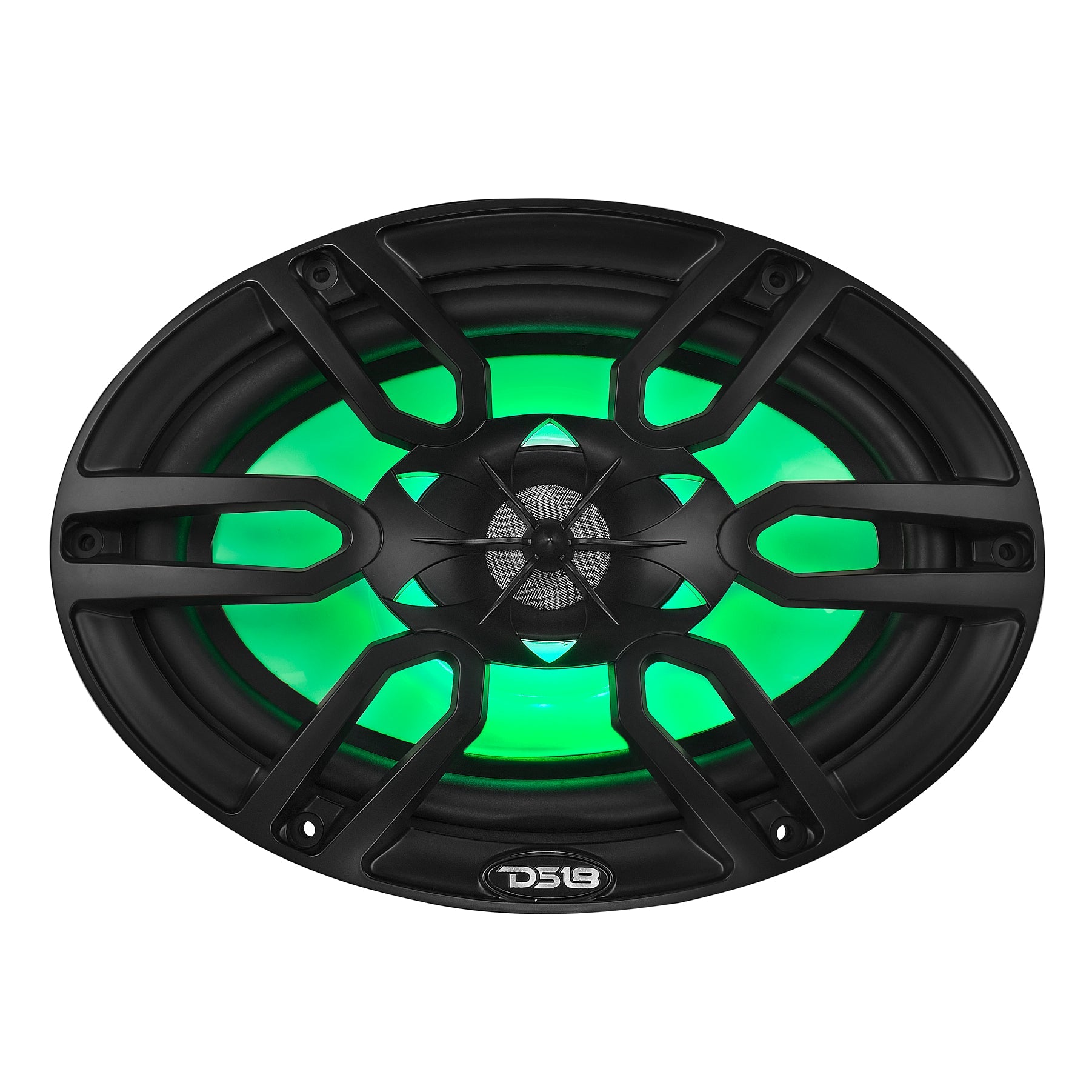 NXL 6x9" 2-Way Coaxial Marine Speaker with LED RGB Lights | 125W RMS 4-Ohm