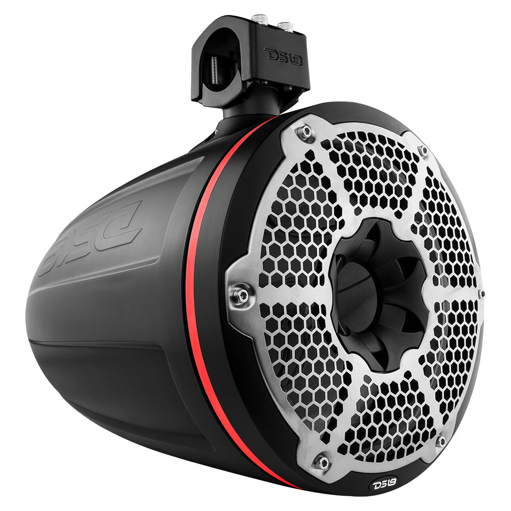 NXL 10" Marine and Powersports Empty Tower with Grill and RGB LED Lights - IP65