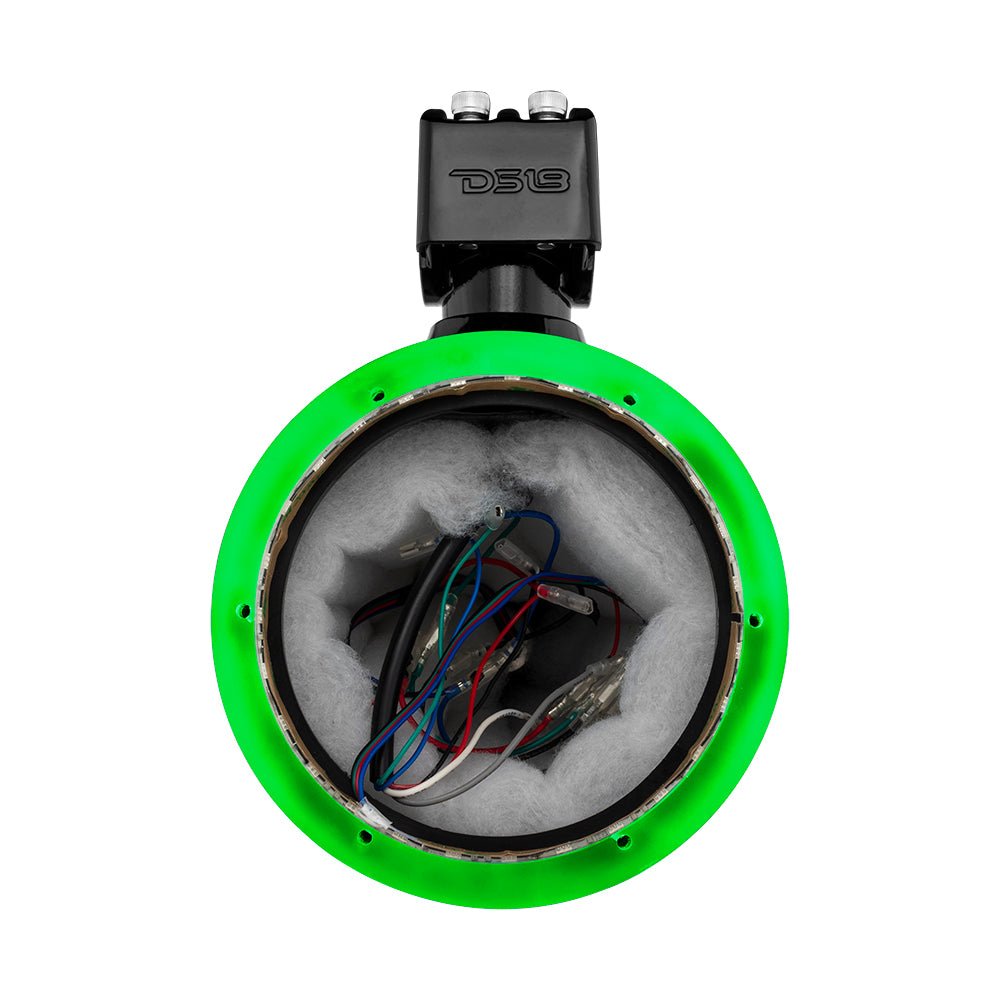 NXL 6.5" Marine and Powersports Empty Tower LED RGB Lights -Black