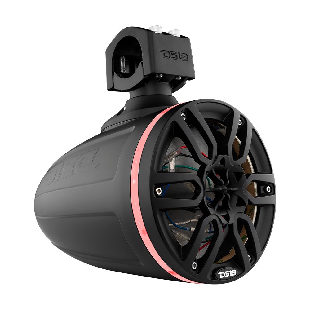 NXL 6.5" Marine and Powersports Empty Tower LED RGB Lights -Black
