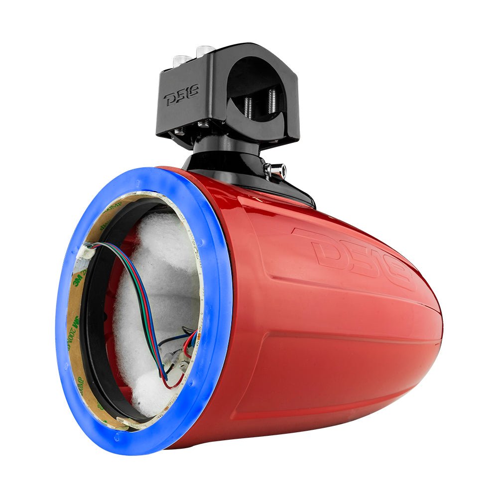 NXL 6.5" Marine and Powersports Empty Tower LED RGB Lights -Red