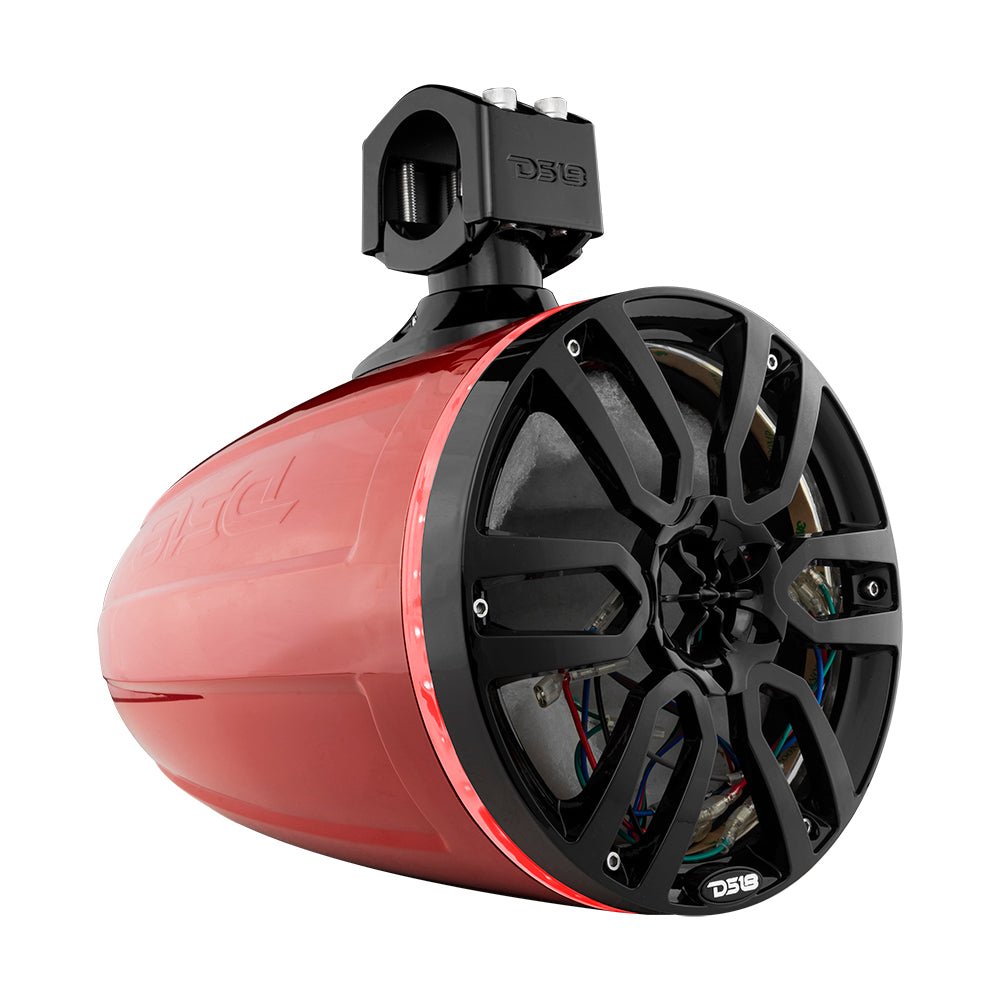 NXL 8" Marine and Powersports Empty Tower LED RGB Lights -Red