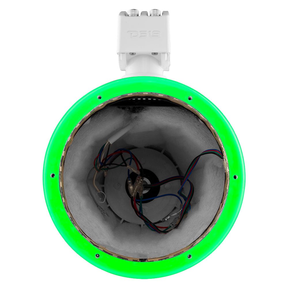 NXL 8" Marine and Powersports Empty Tower LED RGB Lights - White
