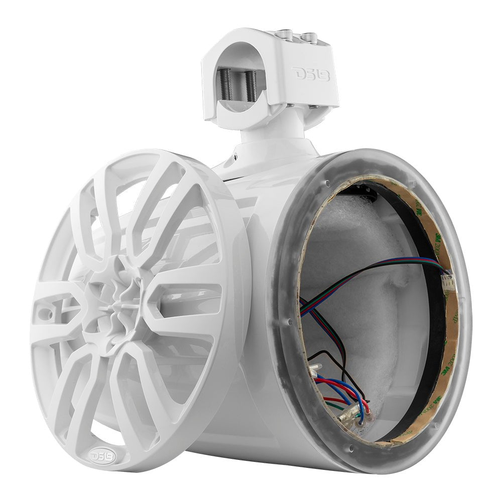 NXL 8" Marine and Powersports Empty Tower LED RGB Lights - White