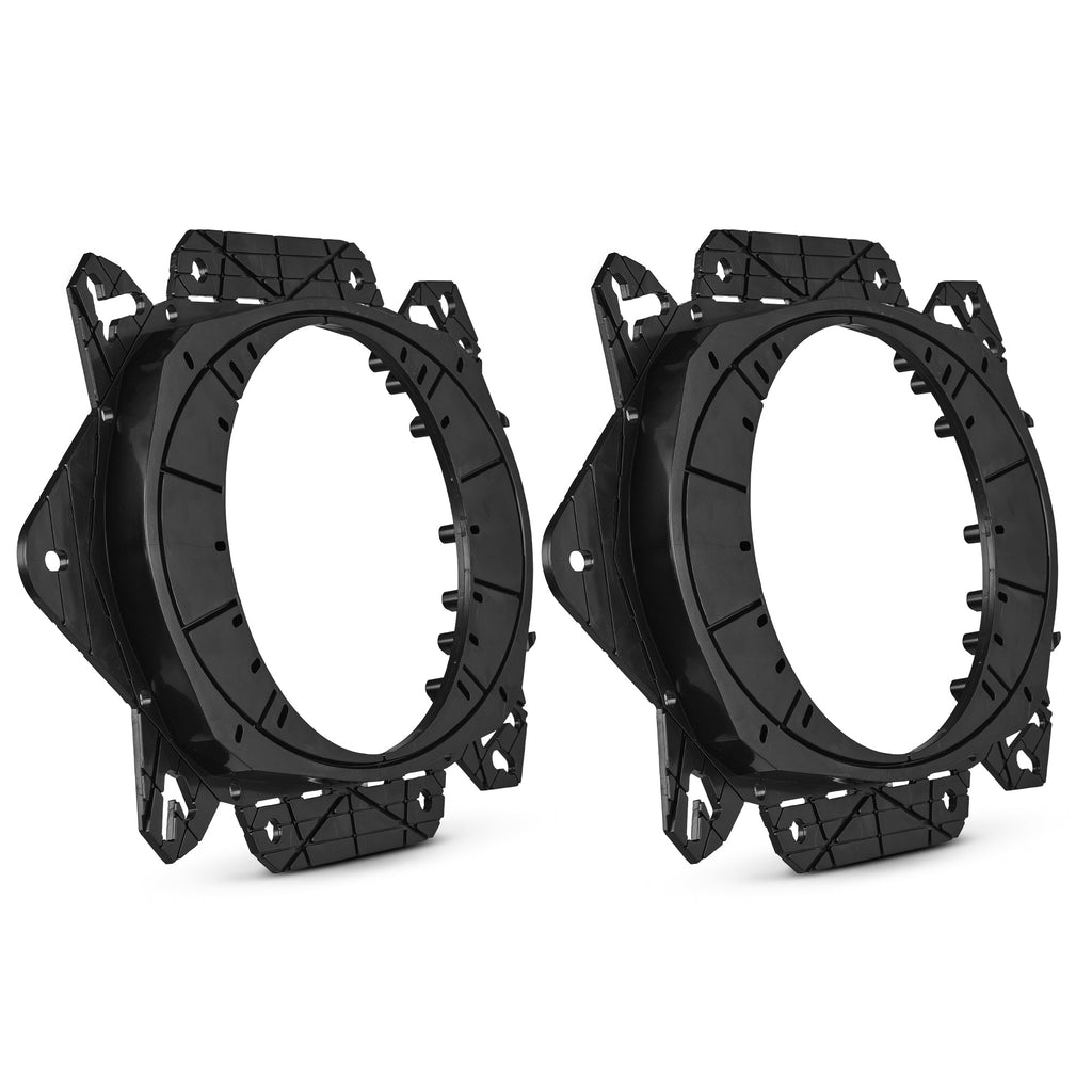 Car Audio Bundle: 6.5" & 6x9" Coaxial Speakers with OEM Speaker Adapters, Amplifier, and Installation Kit