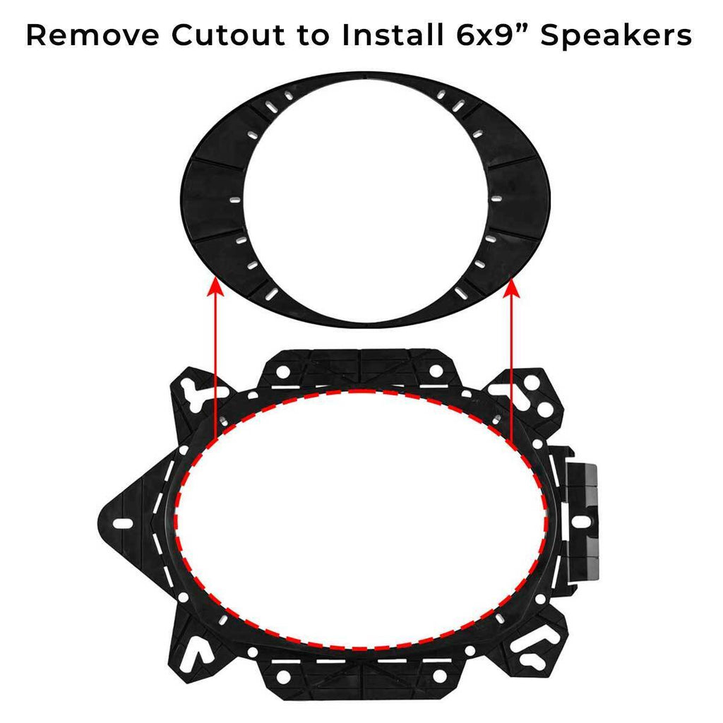 Universal OEM Speaker Adapter for 6x9” or 6.5" Speakers