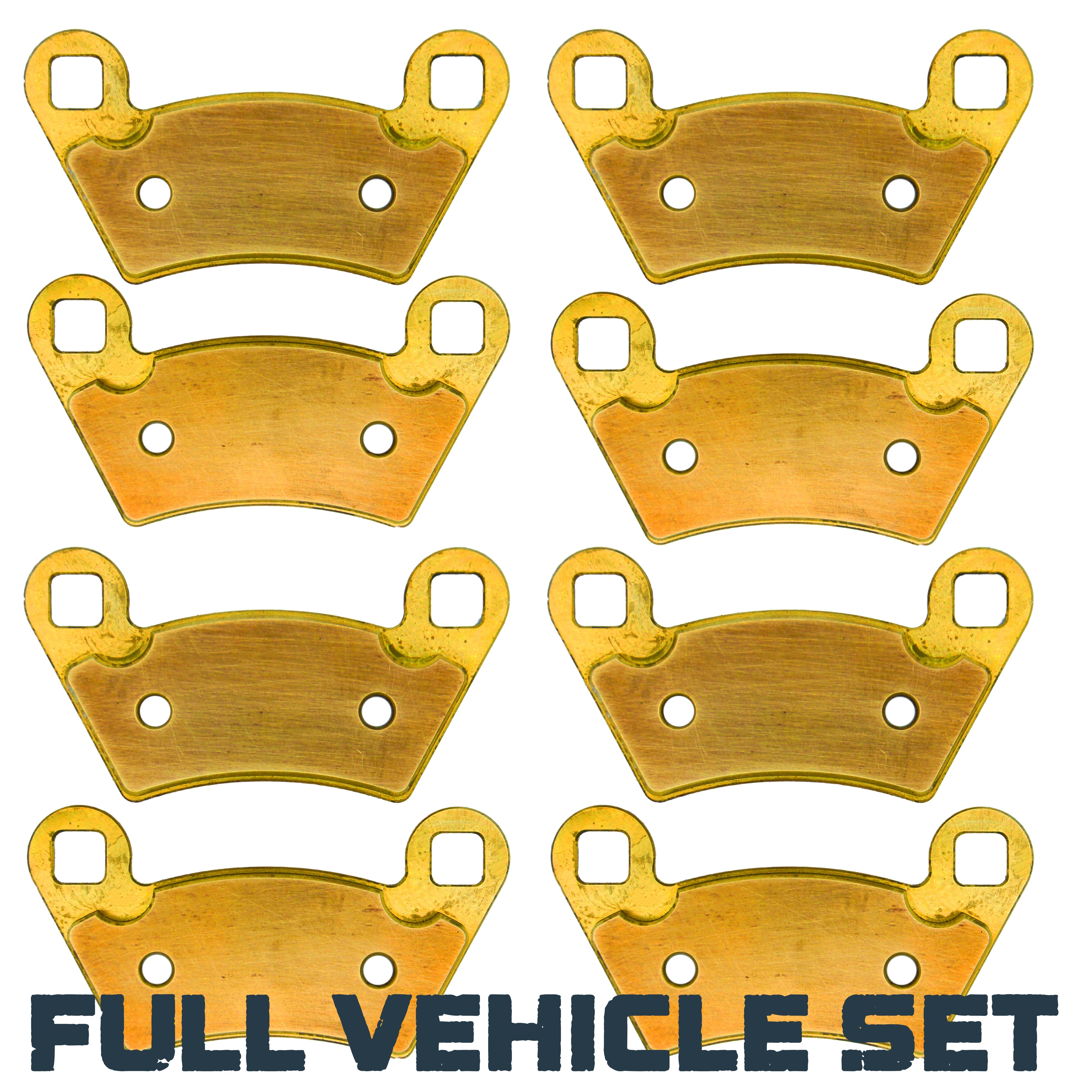 Polaris Ranger 400/500/570/650/700/800 Mid-Size 2004-2022 Brass Brake Pad Set