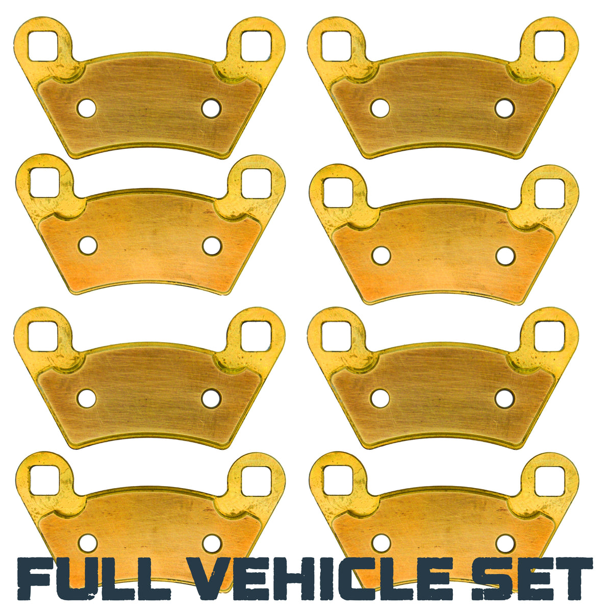 Polaris Ranger 400/500/570/650/700/800 Mid-Size 2004-2022 Brass Brake Pad Set