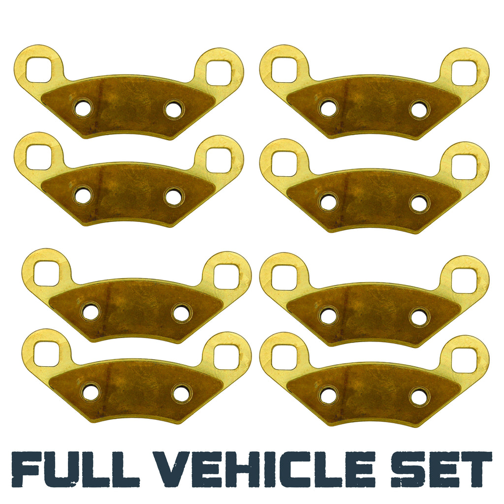 Polaris Sportsman X2/Touring 500/700/800 ATP 330/500 2004-2009 Brass Brake Pad Set