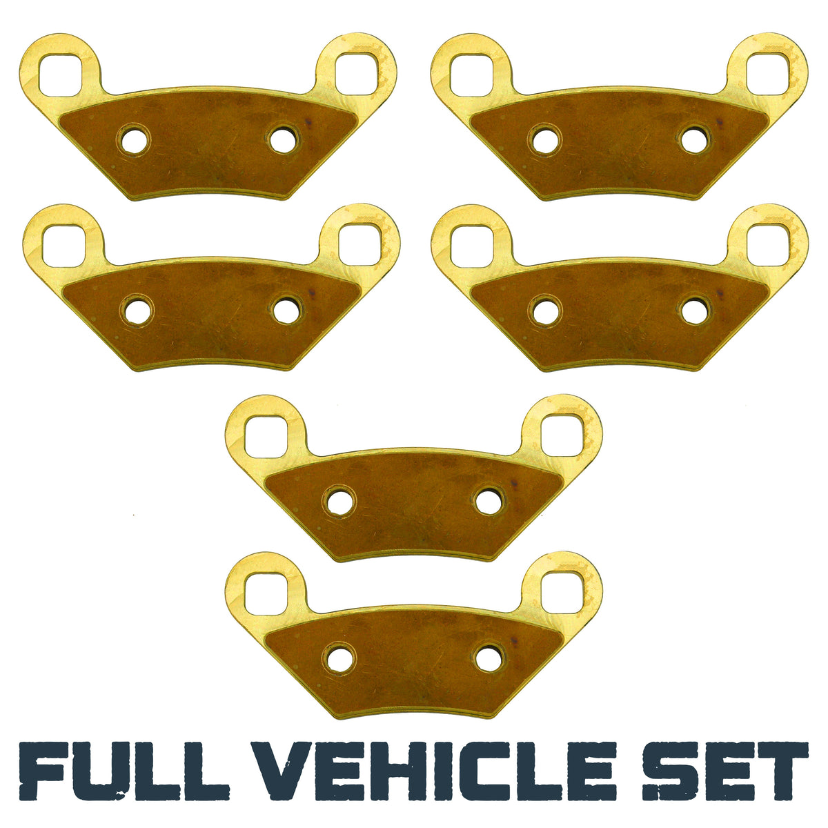Polaris Sportsman 850/570/550/450 2009-2026 Brass Brake Pad Set