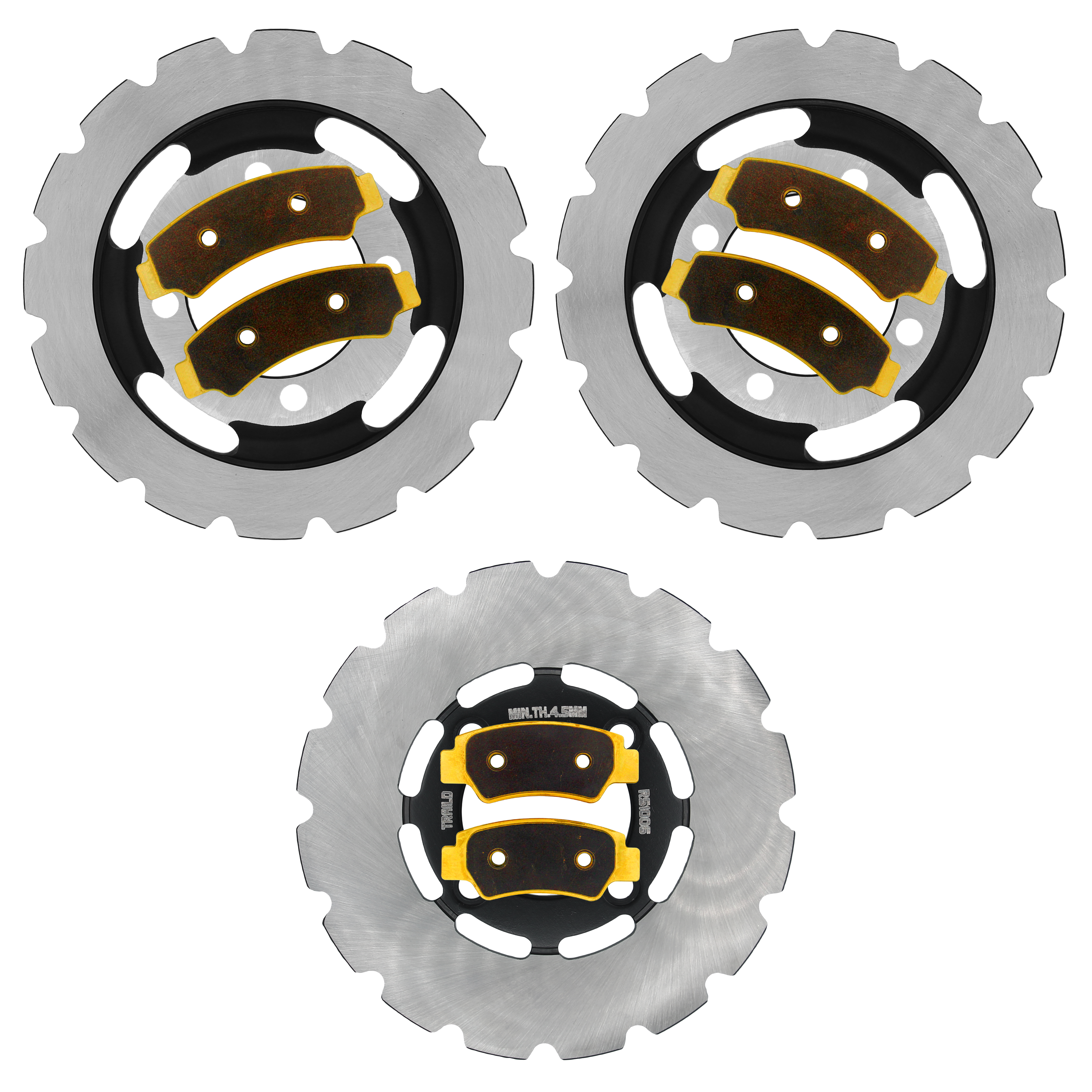 CFMoto CForce 400/500 2023-2026 Ridge Rider Rotor and Brake Pad Kit
