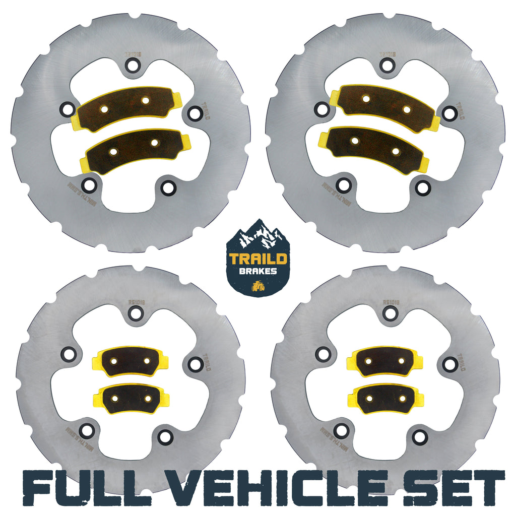 CFMoto U10 PRO/U10XL PRO 2025-2026 Ridge Rider Rotor and Pad Kit