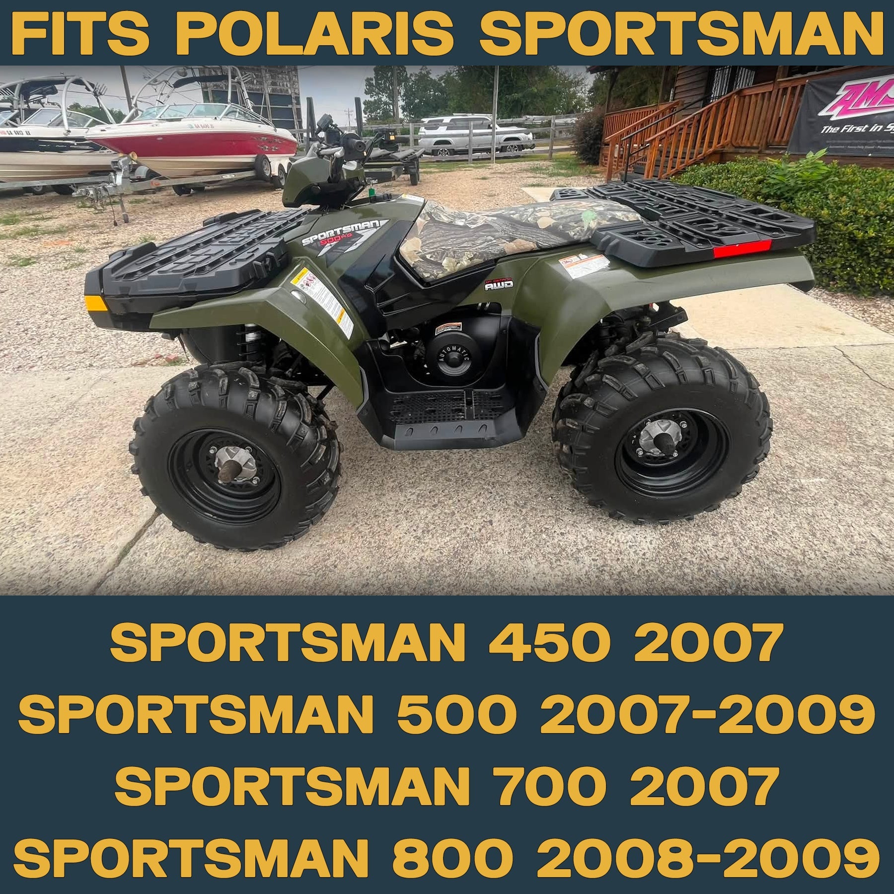 Polaris Sportsman 450/500/700/800 2007-2009 Ridge Rider Rotor and Pad Kit