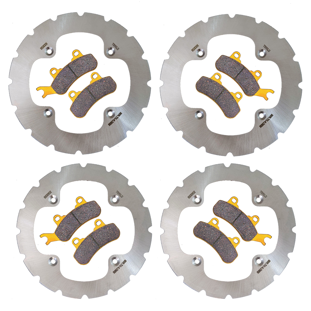 Can-Am Maverick Sport/Trail 2018-2026 Ridge Rider Rotor and Pad Kit
