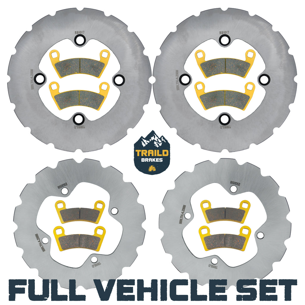 Polaris Ranger XP 1000 / XP Kinetic 2021-2027 Ridge Rider Rotor and Pad Kit