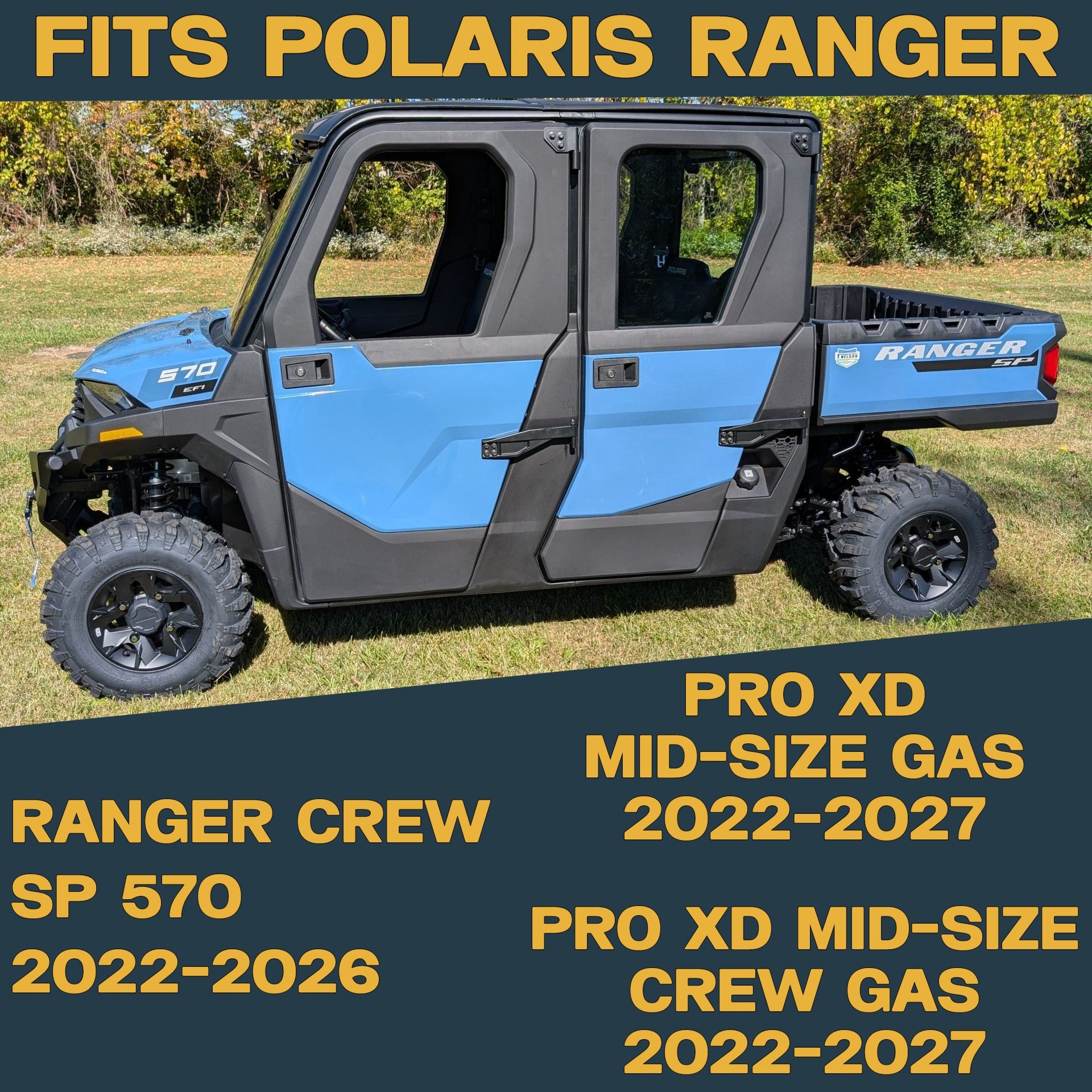 Polaris Ranger PRO XD Mid-Size/Crew SP 570 2022-2027 Ridge Rider Rotor and Pad Kit