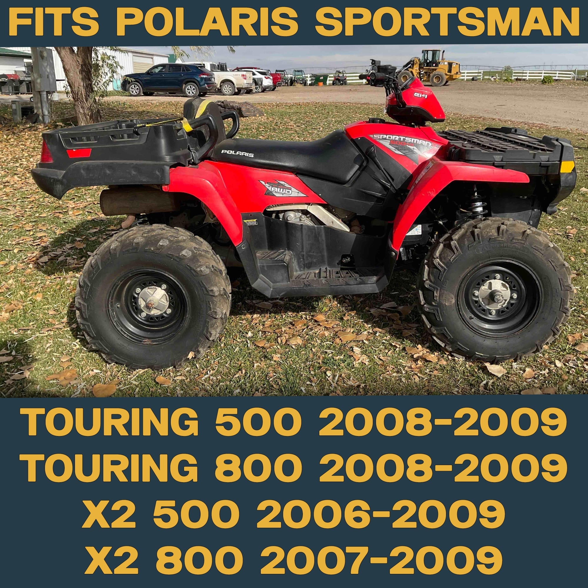 Polaris Sportsman Touring/X2 500/800 2006-2009 Ridge Rider Rotor and Pad Kit