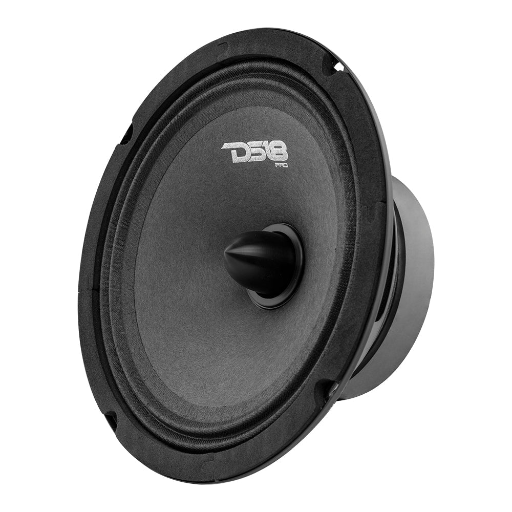 DS18 PRO-B6.4 6.5" Mid-Range Car Audio Loudspeaker with Bullet 120 Watts 4-Ohm