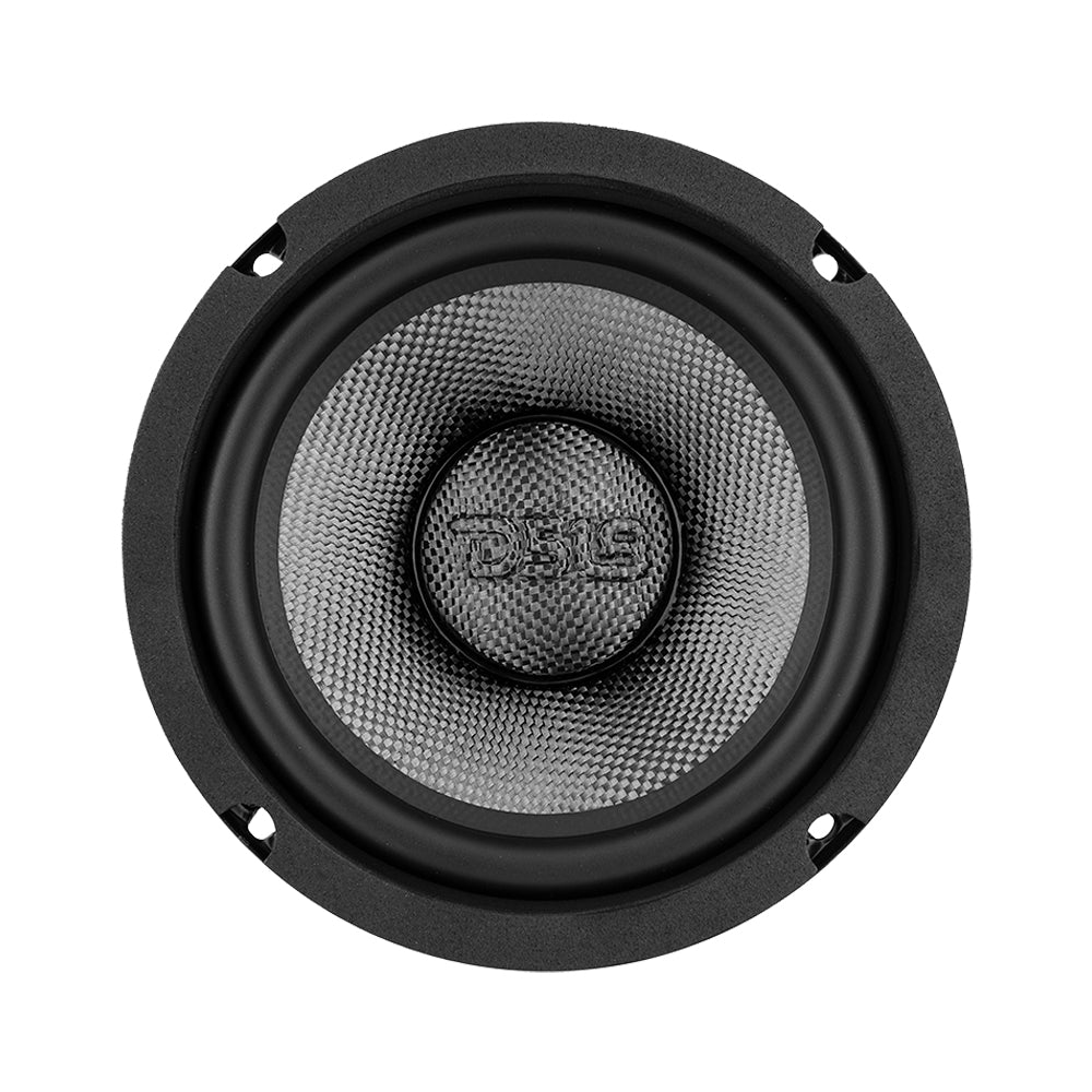 PRO 6.5" Neodymium Carbon Fiber Water resistant Cone Mid-Bass Loudspeaker 250 Watts Rms 2-Ohm