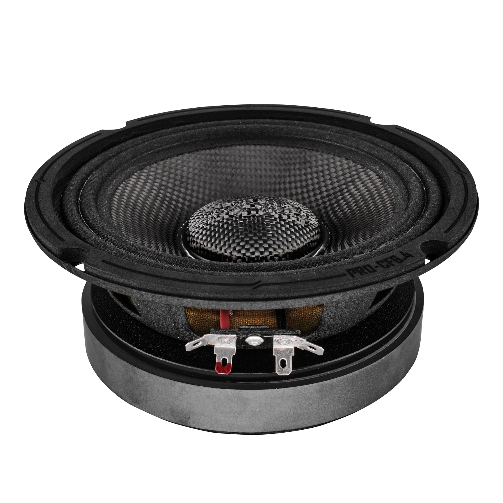 6.5” Motorcycle & Motorsports Loudspeaker With Water Resistant Carbon Fiber Cone | 4-Ohm 300W RMS