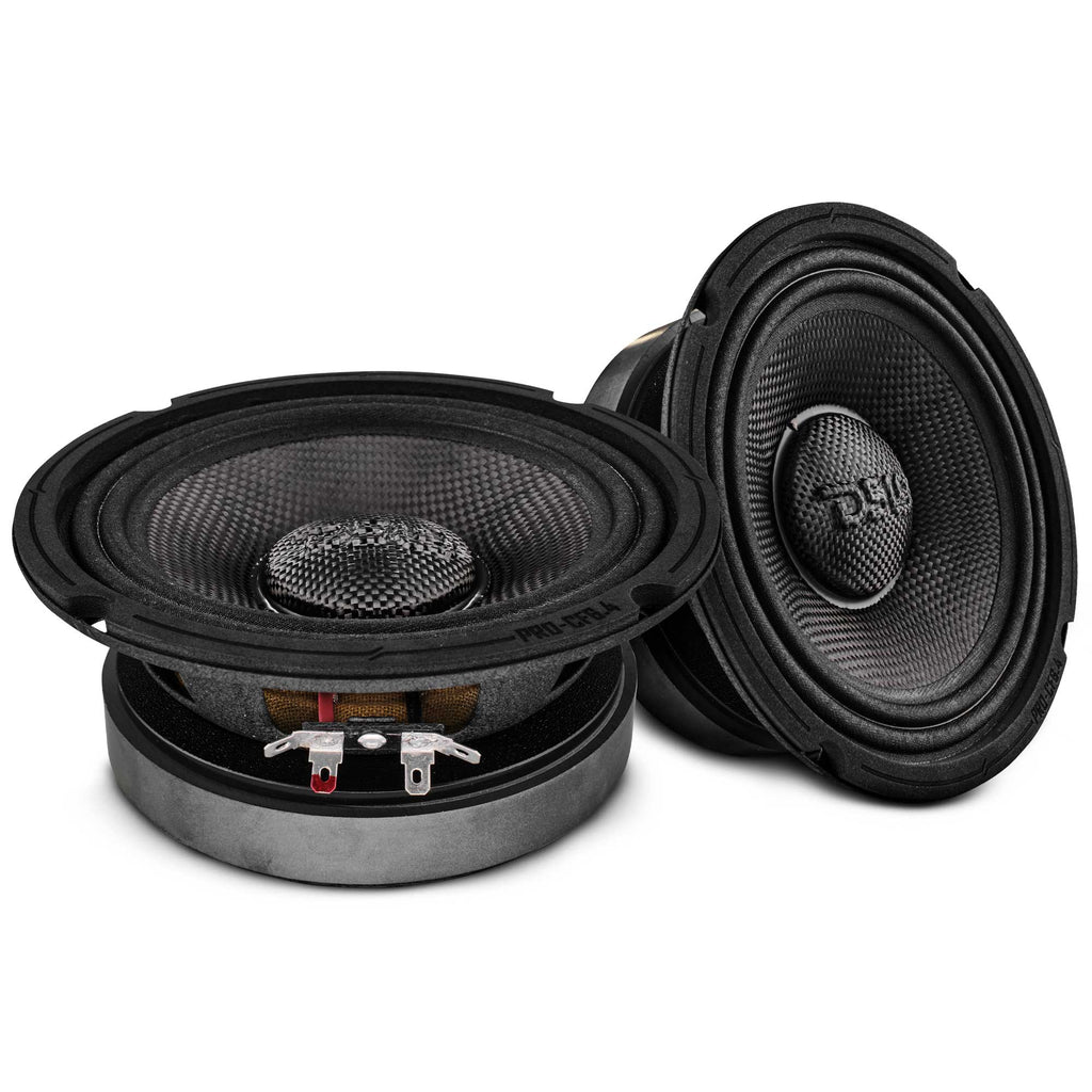 6.5” Motorcycle & Motorsports Loudspeaker With Water Resistant Carbon Fiber Cone | 4-Ohm 300W RMS