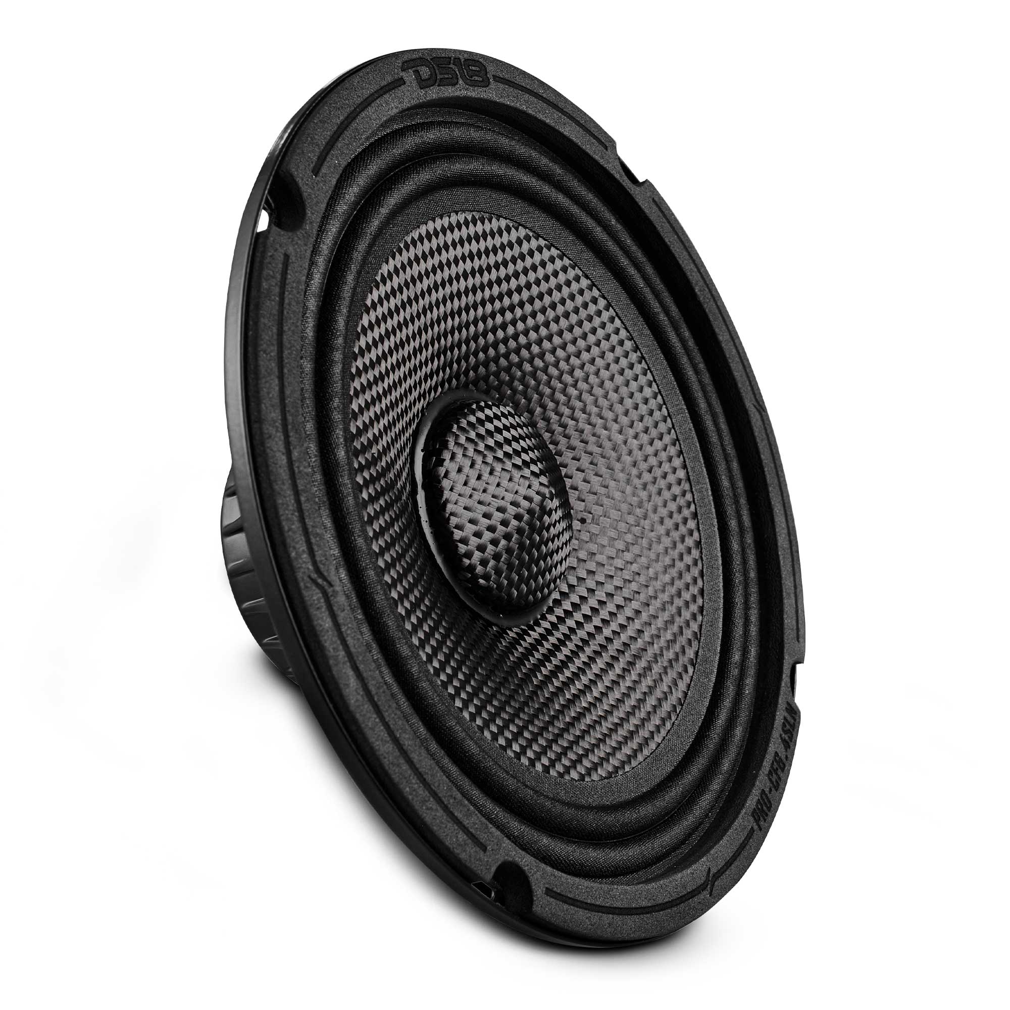 6.5” Slim Motorcycle & Motorsports Loudspeaker With Neodymium Magnet and Water Resistant Carbon Fiber Cone | 4-Ohm 150W RMS