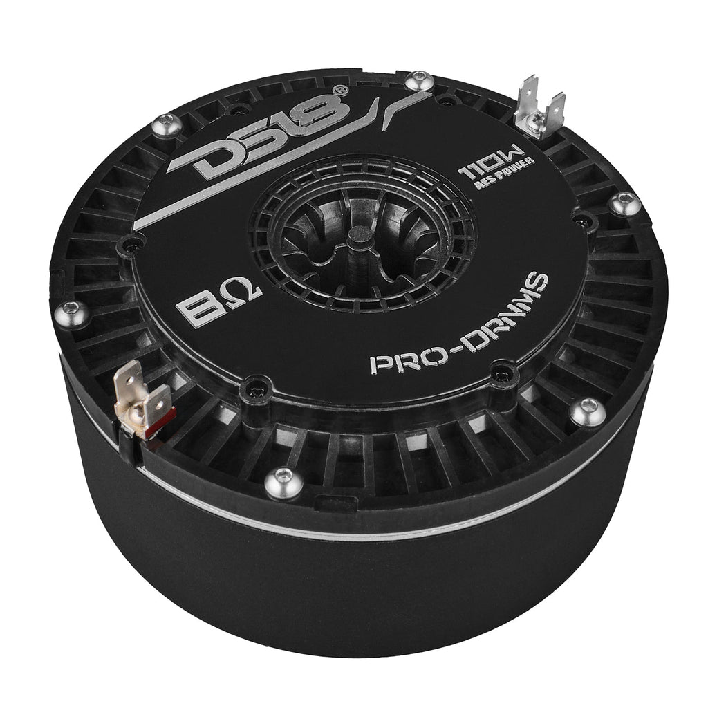 2" Throat Bolt-On Mid-Range Compression Driver 220W RMS 8-Ohm with 3.5" Polyester Voice Coil and Neodymium Magnet