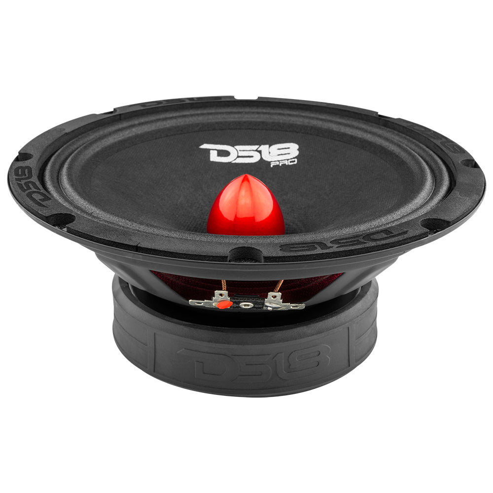DS18 PRO-GM8B 8" Mid-Range Loudspeaker with Bullet 580 Watts 8-Ohm