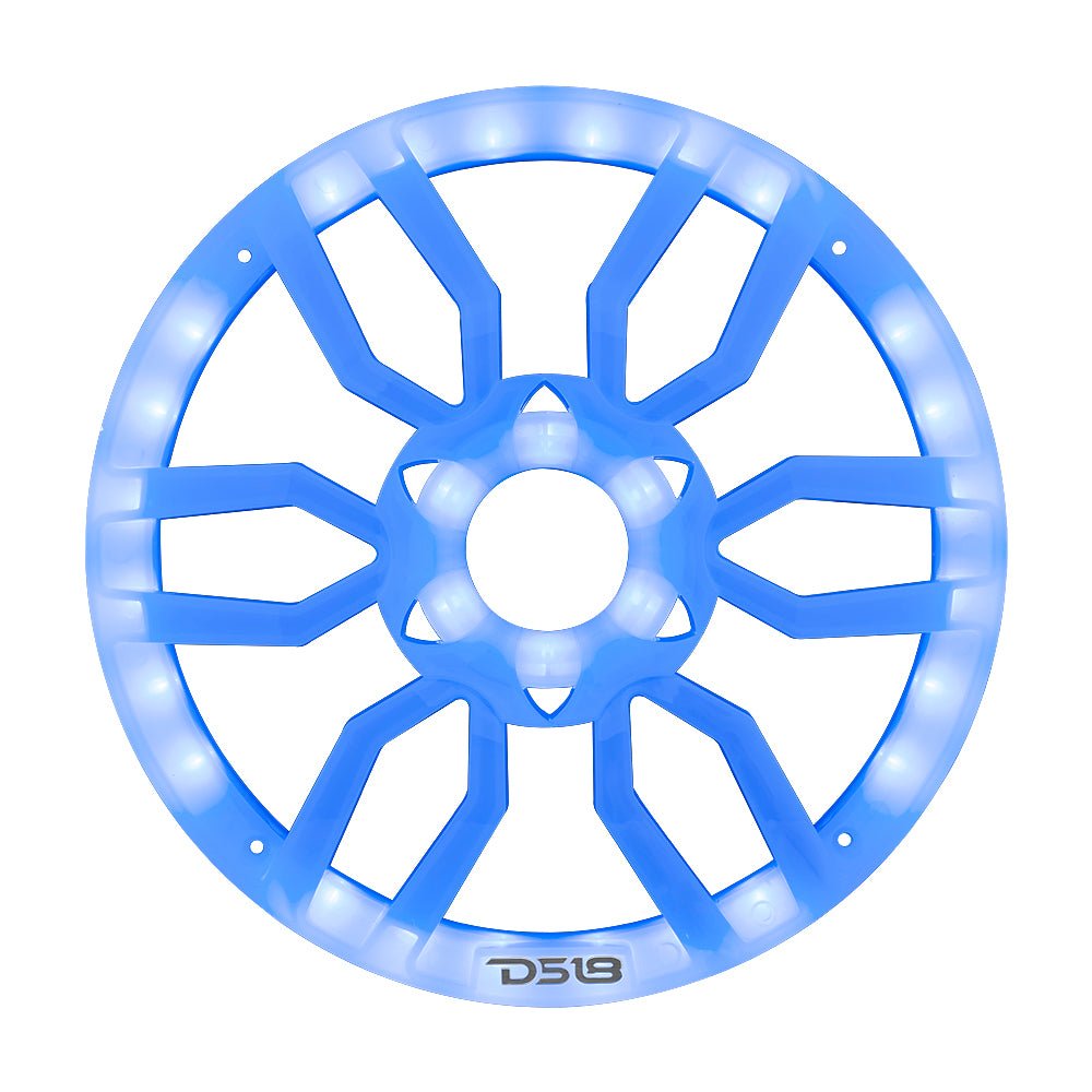 10" Universal Speaker Grill Cover -RGB LED Lights