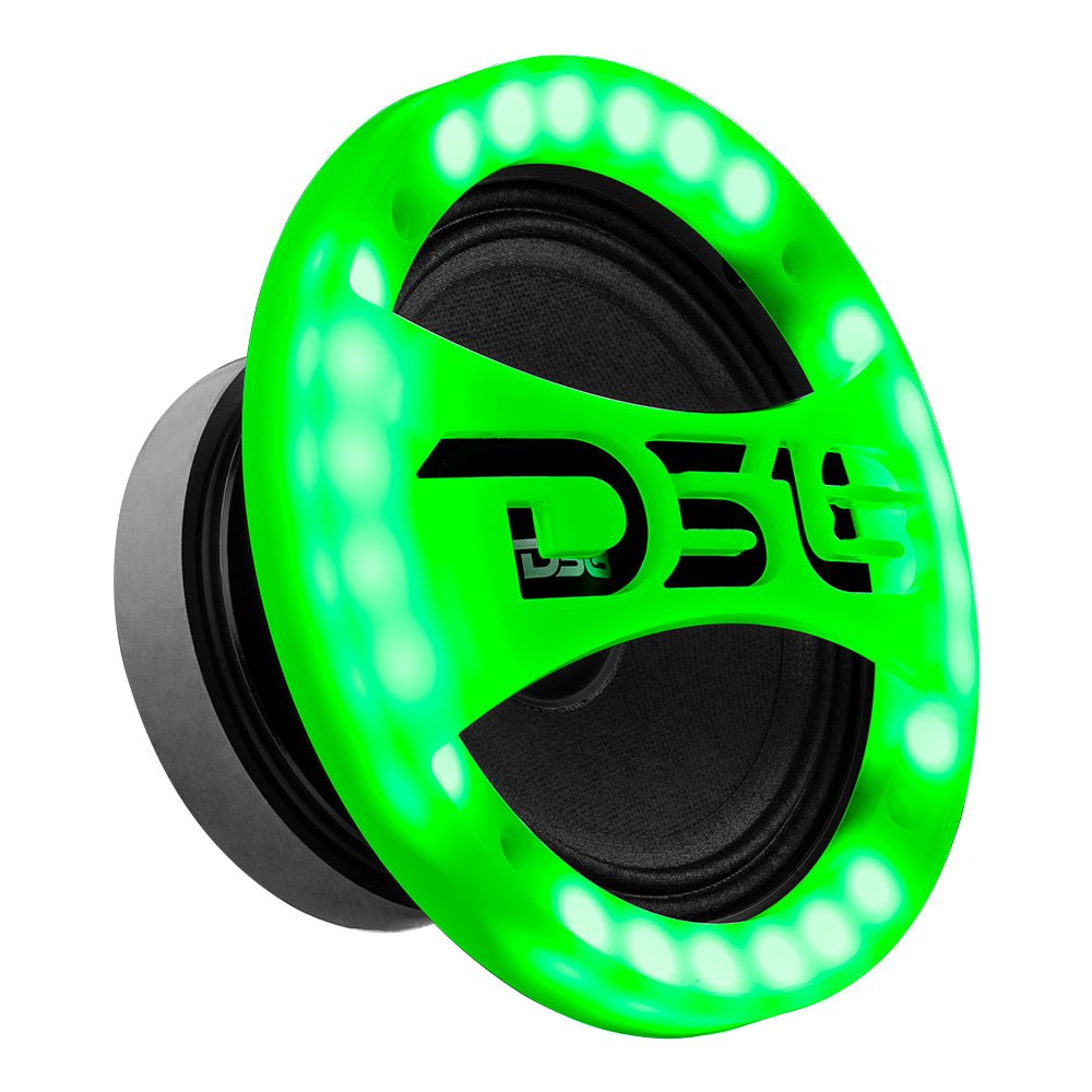 Universal 6.5" Speaker Grill Cover with RGB LED Lighting